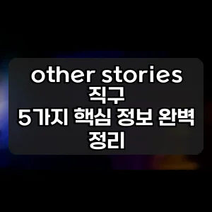 other stories 직구 | 5가지 핵심 정보 완벽 정리